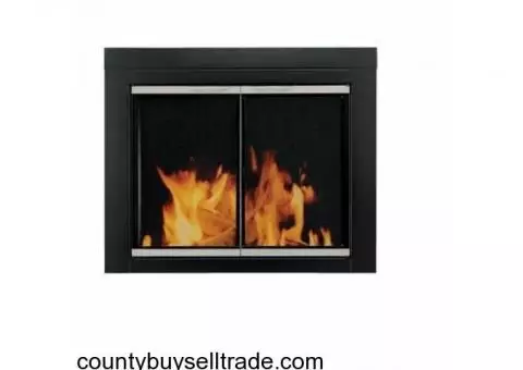 Alsip Large Glass Fireplace Door AP-1132